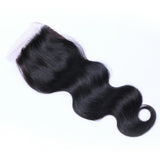 4*4 Body Wave Virgin Hair Natural Black Closure