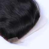 4*4 Body Wave Virgin Hair Natural Black Closure