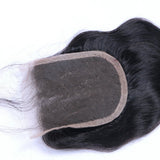 4*4 Body Wave Virgin Hair Natural Black Closure