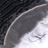 Deep Wave Virgin Hair Natural Black Frontal