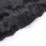 Straight Virgin Hair Natural Black Frontal