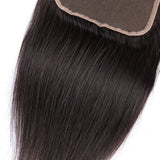 Straight  6*6  Lace Closure Virgin Hair Natural Black