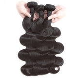 Body Wave Virgin Hair Natural Black Bundles